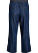 Wide-leg Lyocell trousers with a denim look, Blue, Packshot image number 1