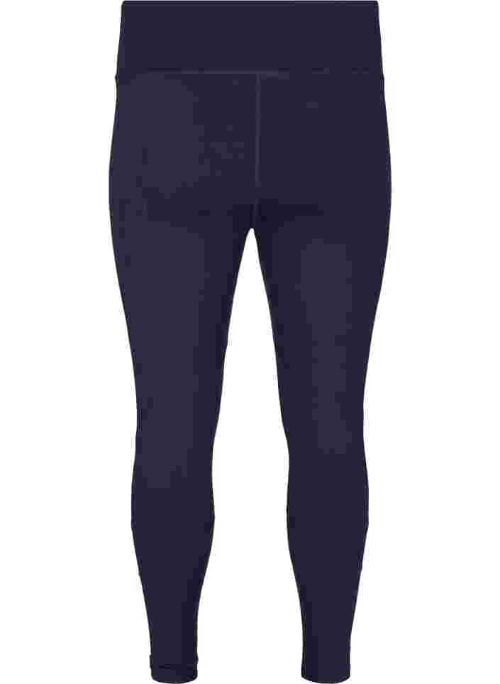 Solid-coloured gym leggings, Night Sky, Packshot image number 1