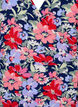 Floral wrap dress with short sleeves, Blue, Packshot image number 2