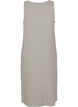 Striped midi tank dress, White, Packshot image number 1