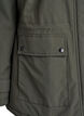 Lightweight padded parka with a teddy-lined hood, Green, Packshot image number 3