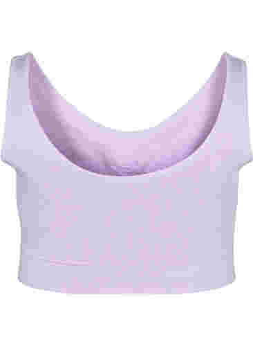 Stretchy seamless bra, Pastel Lilac, Packshot image number 1