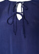 Viscose dress with ruffles and ties, Blue, Packshot image number 2