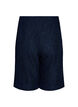 High-waisted lace Bermuda shorts, Blue, Packshot image number 1