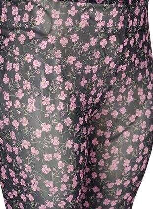 Mesh leggings in a stylish print, Flower AOP, Packshot image number 2