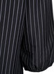Blouse with pinstripes and tie strings, Black, Packshot image number 3