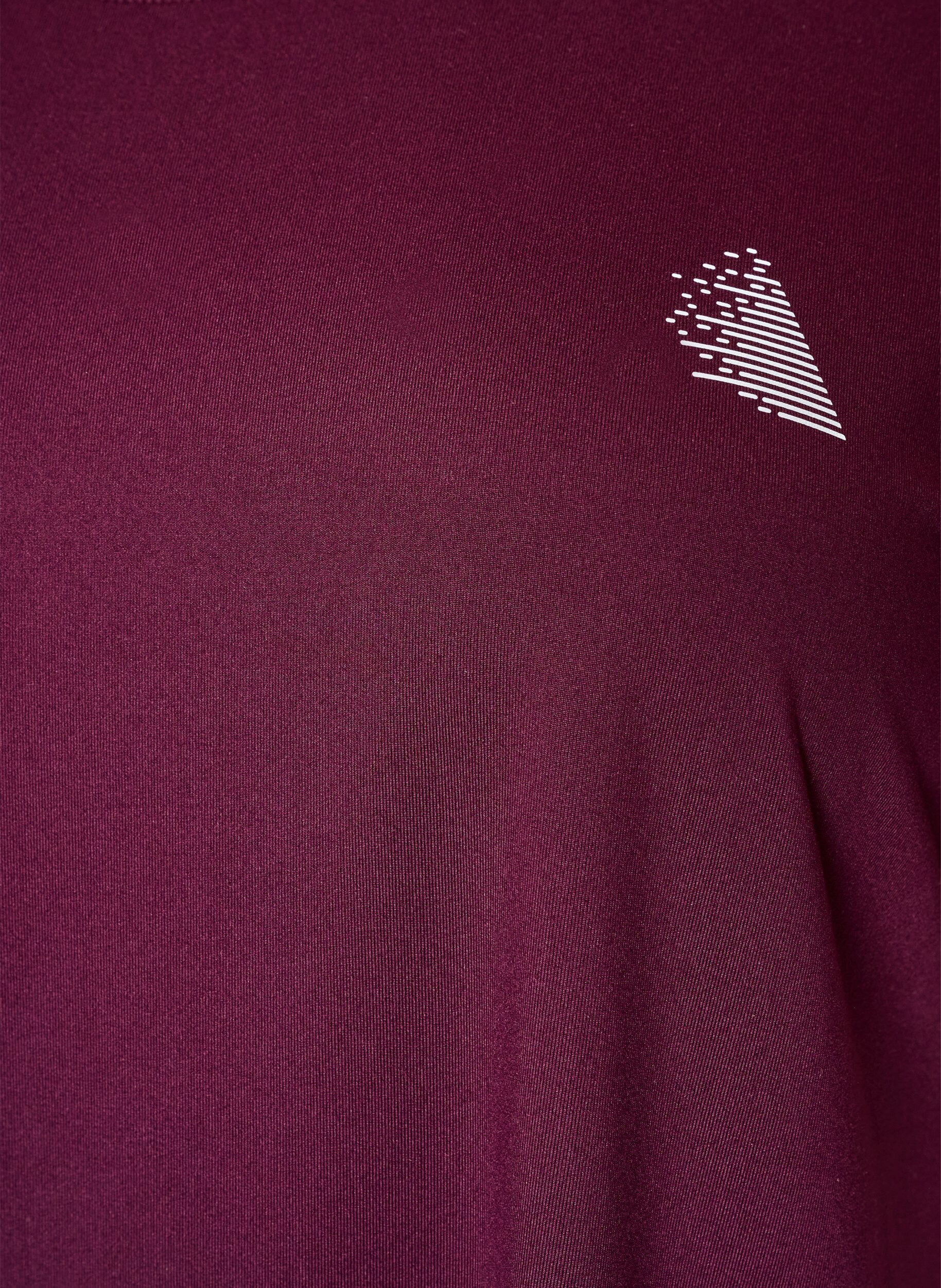 ZizzifashionLong training t-shirt, Purple, Packshot image number 2