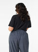 T-shirt with motif, Black, Model image number 2