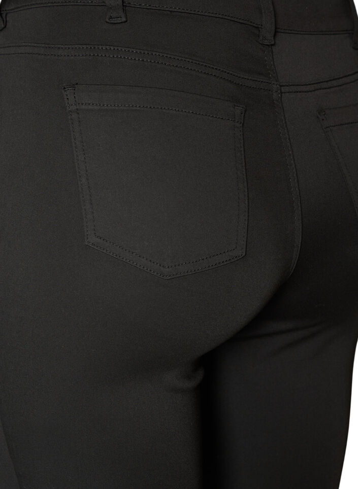 Emily Stay Black jeans with regular waist, Black, Packshot image number 3