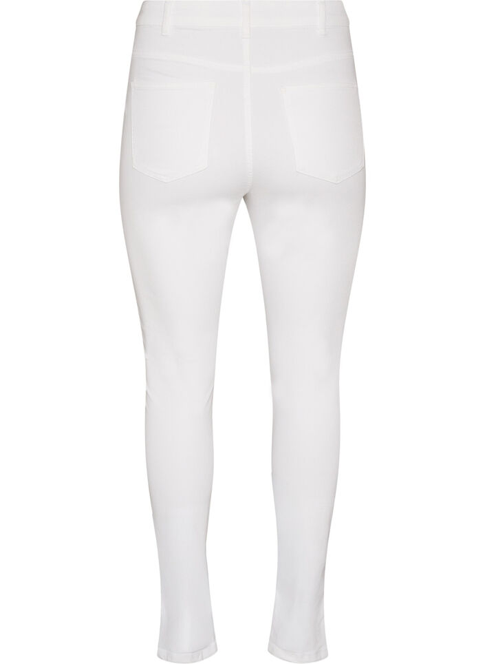 Amy high-waisted super slim fit jeans, White, Packshot image number 1
