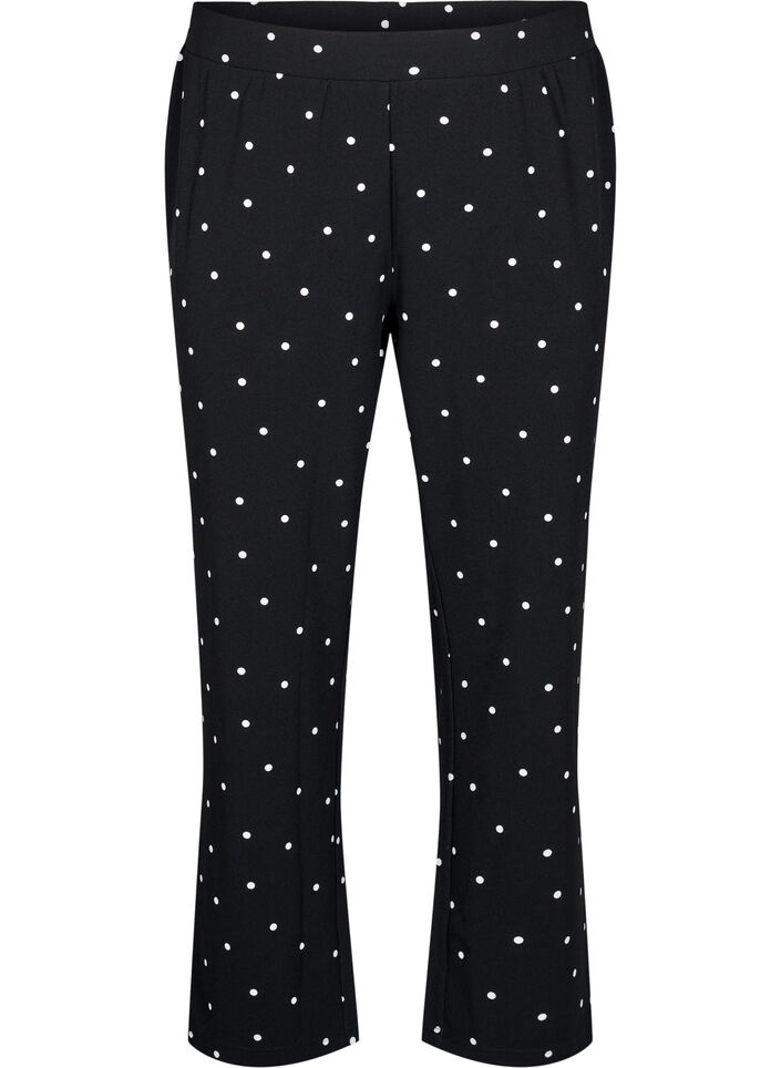 FLASH - Straight fit trousers, Black, Packshot image number 0