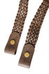 Braided elastic belt, Brown, Packshot image number 2