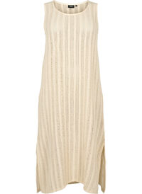 Light woven beach dress with slits