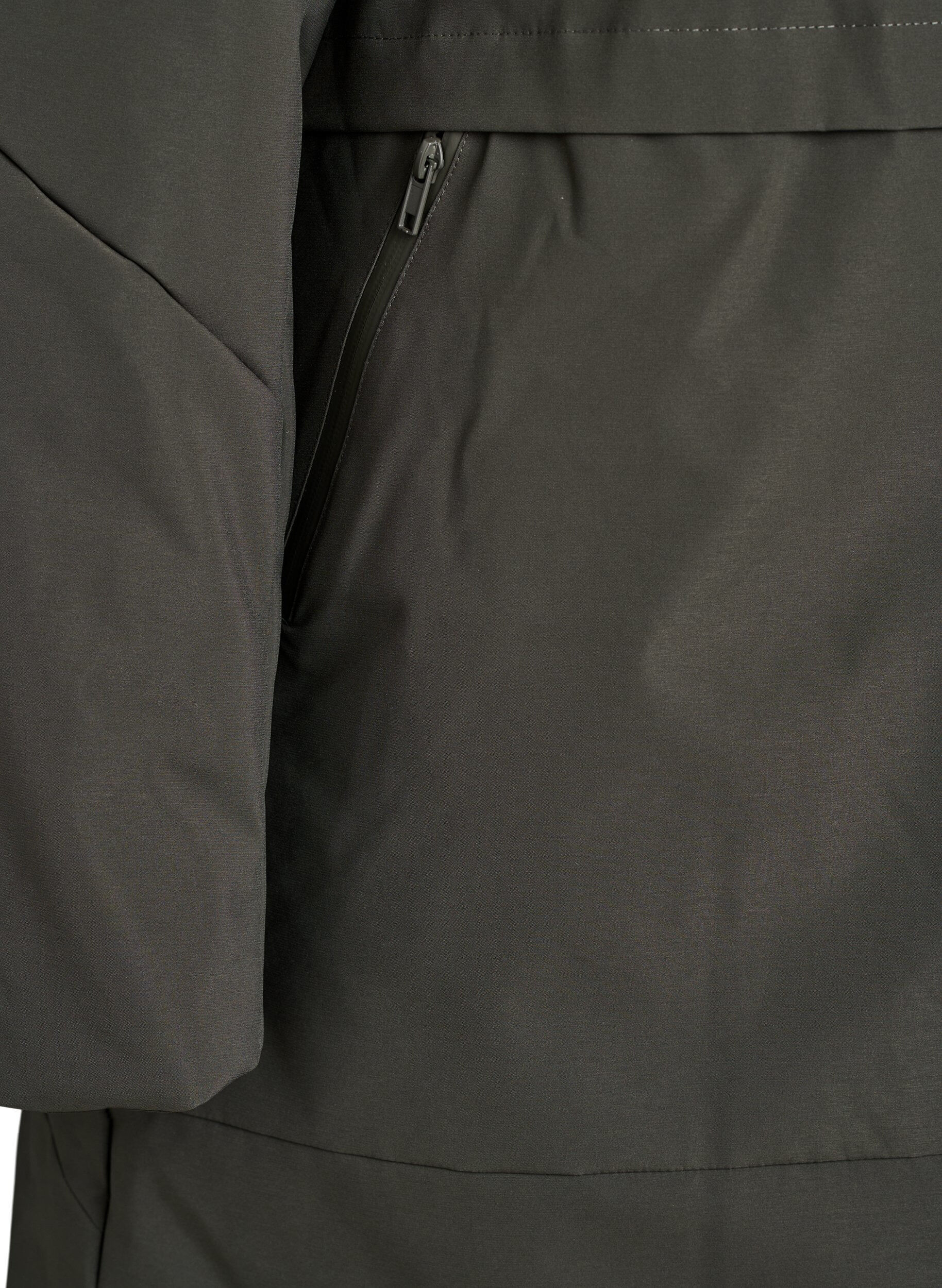 Zizzifashion Winter jacket with adjustable waist, Green, Packshot image number 3