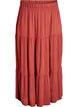 Long skirt with elasticated waist, Red, Packshot image number 0