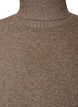 Loose knit jumper with a turtleneck, Brown, Packshot image number 2