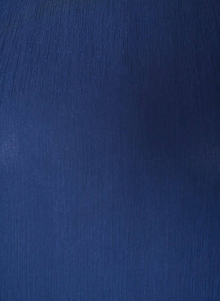 Chiffon blouse with sheer sleeves, Blue, Packshot image number 2