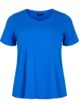 Basic plain cotton t-shirt, Skydiver, Packshot image number 0