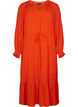 Long-sleeved midi dress in jacquard look, Orange.com, Packshot image number 0
