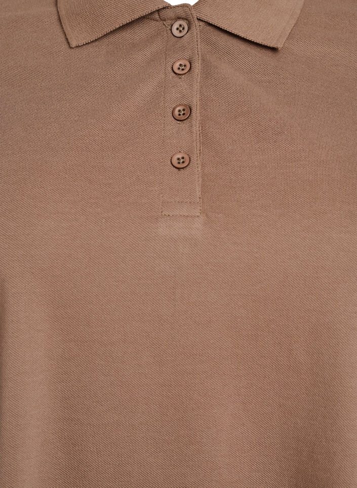 Polo shirt with short sleeves, Brown, Packshot image number 2