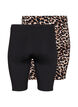 2-pack cycle shorts, Black, Packshot image number 1