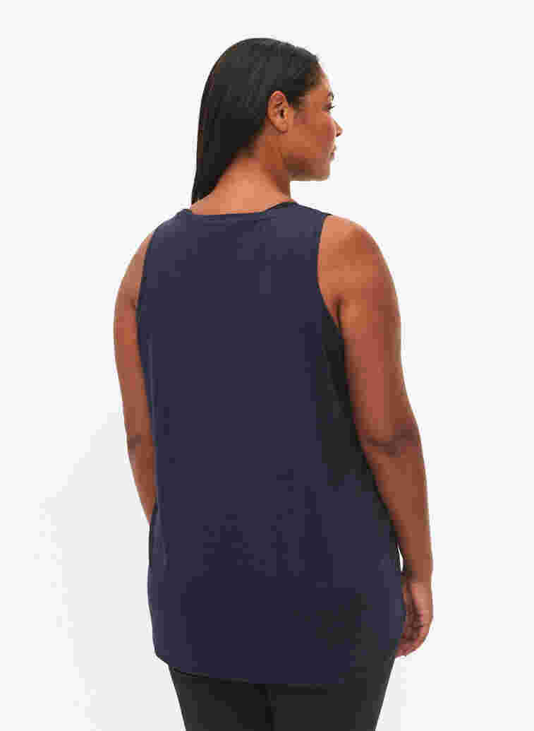 Sports top with V-neck, Night Sky, Model image number 1