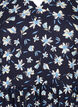 Short A-line dress with floral print, Blue, Packshot image number 2