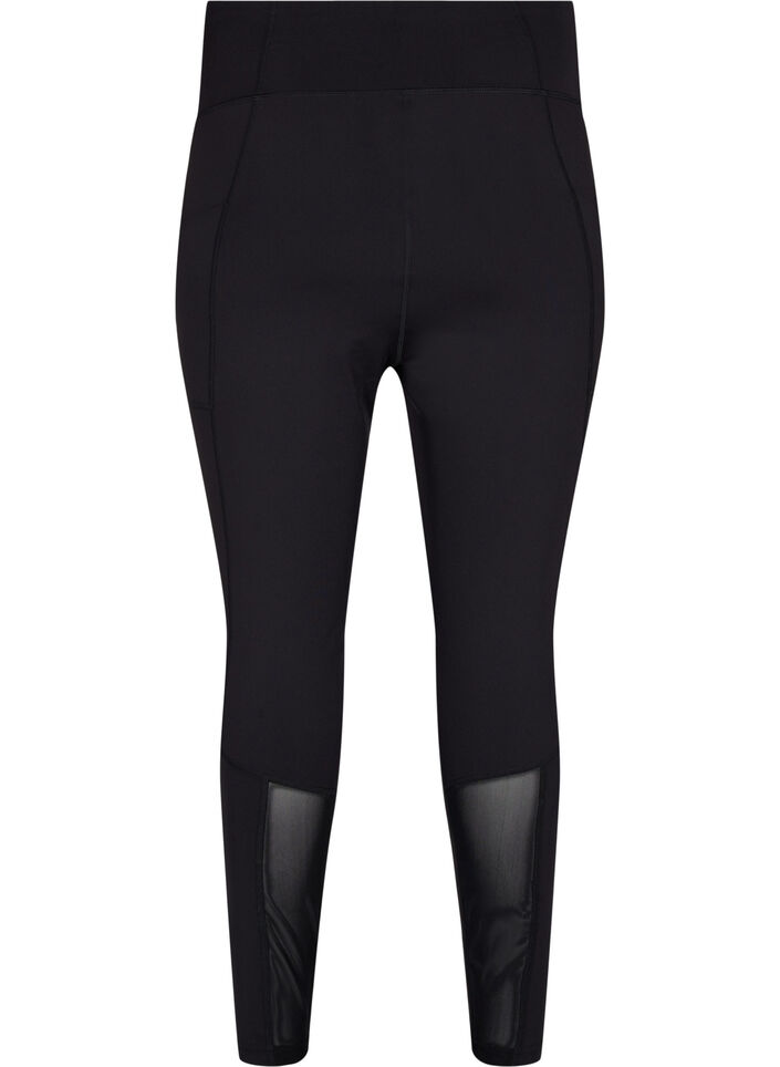 CORE, POCKET TIGHTS - Workout Leggings with side pocket, Black, Packshot image number 1