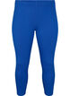 Basic 3/4-length viscose leggings, Blue, Packshot image number 0