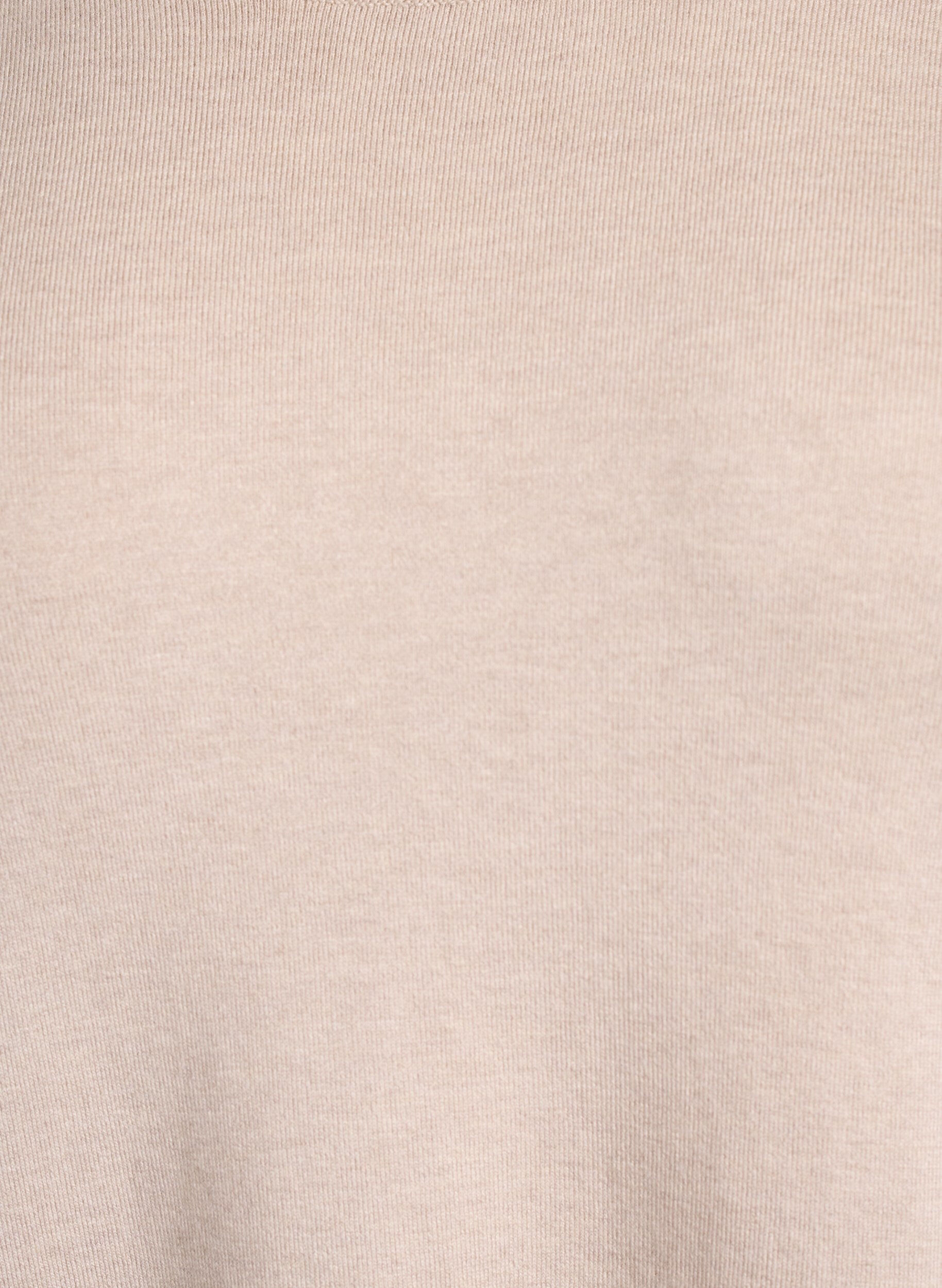 Zizzifashion Short-sleeved knit blouse in viscose, Beige, Packshot image number 2