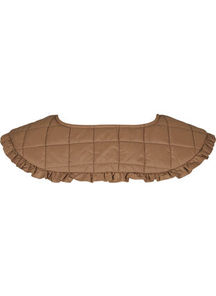 Quilted collar with ruffled edges, Toasted Coconut, Packshot image number 1