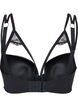Moulded bra with string details, Black, Packshot image number 1
