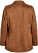 Faux suede blazer, Brown, Packshot image number 1