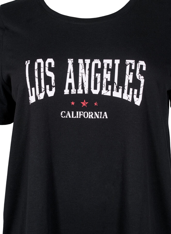 FLASH - T-shirt with motif, Black, Packshot image number 2