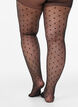 Tights in 25 denier with hearts, Black, Model image number 1