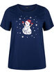 Christmas t-shirts in 100% cotton, Navy B. w. LetItSnow, Packshot image number 0