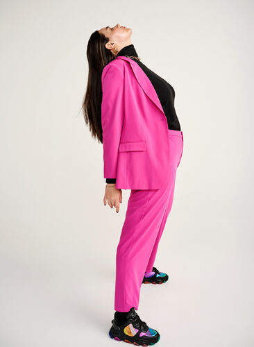 Classic trousers with pockets, Festival Fuchsia, Image image number 0