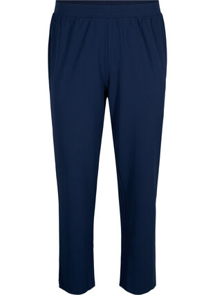 FLASH - Trousers with straight fit, Black Iris, Packshot image number 0