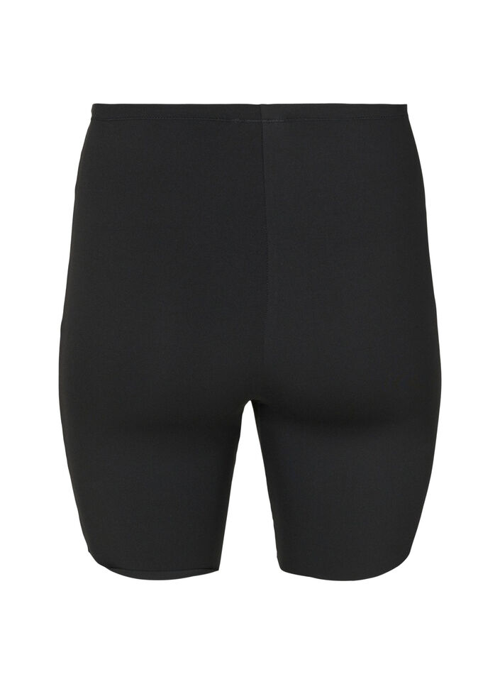 Light shapewear shorts with high-rise waist, Black, Packshot image number 1