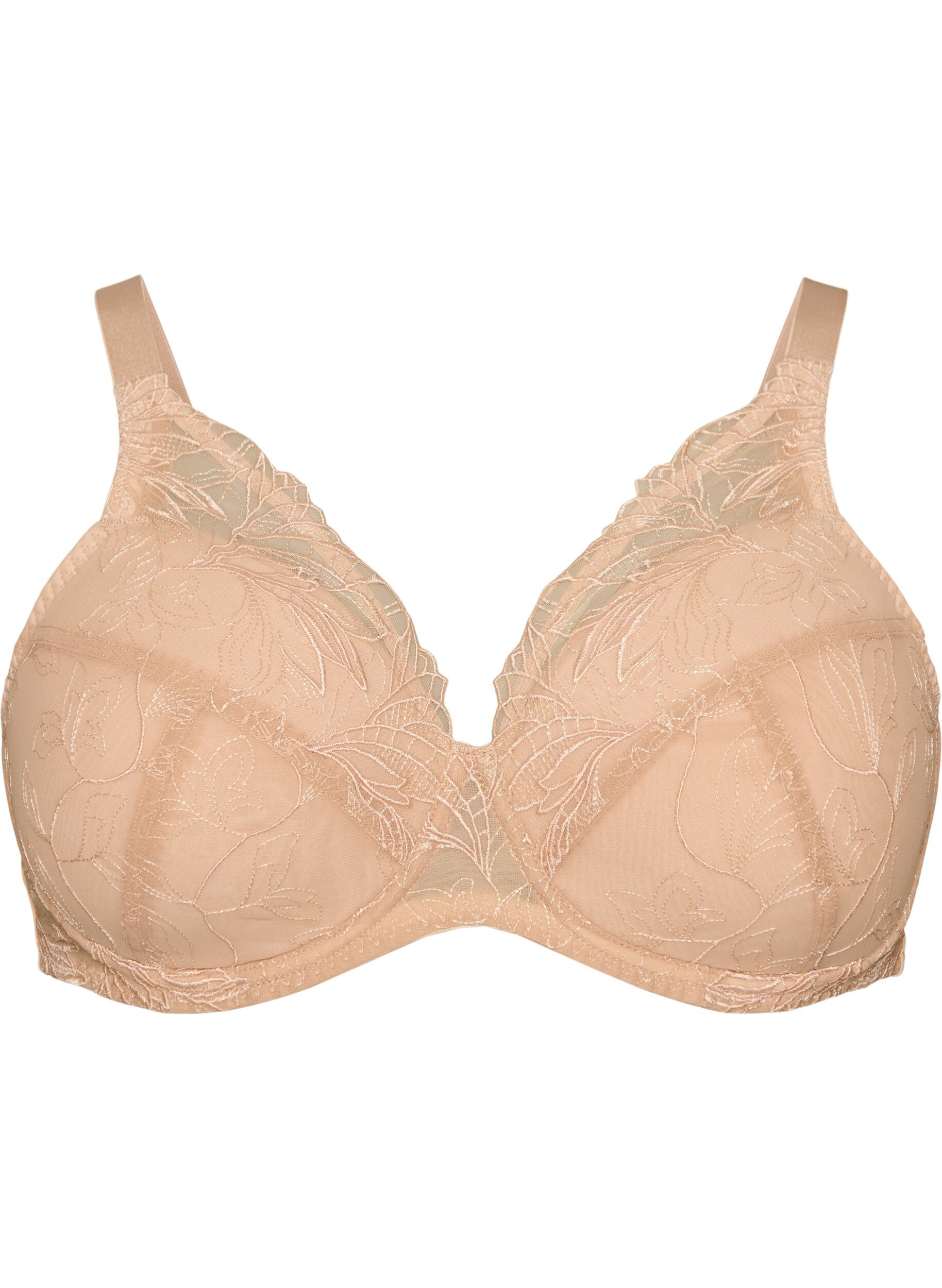 Padded lace bra with underwire