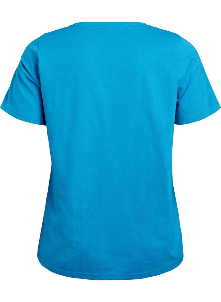 FLASH - V-neck T-shirt, Blue, Packshot image number 1