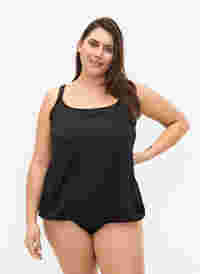 Tankini with loose fit, Black, Model
