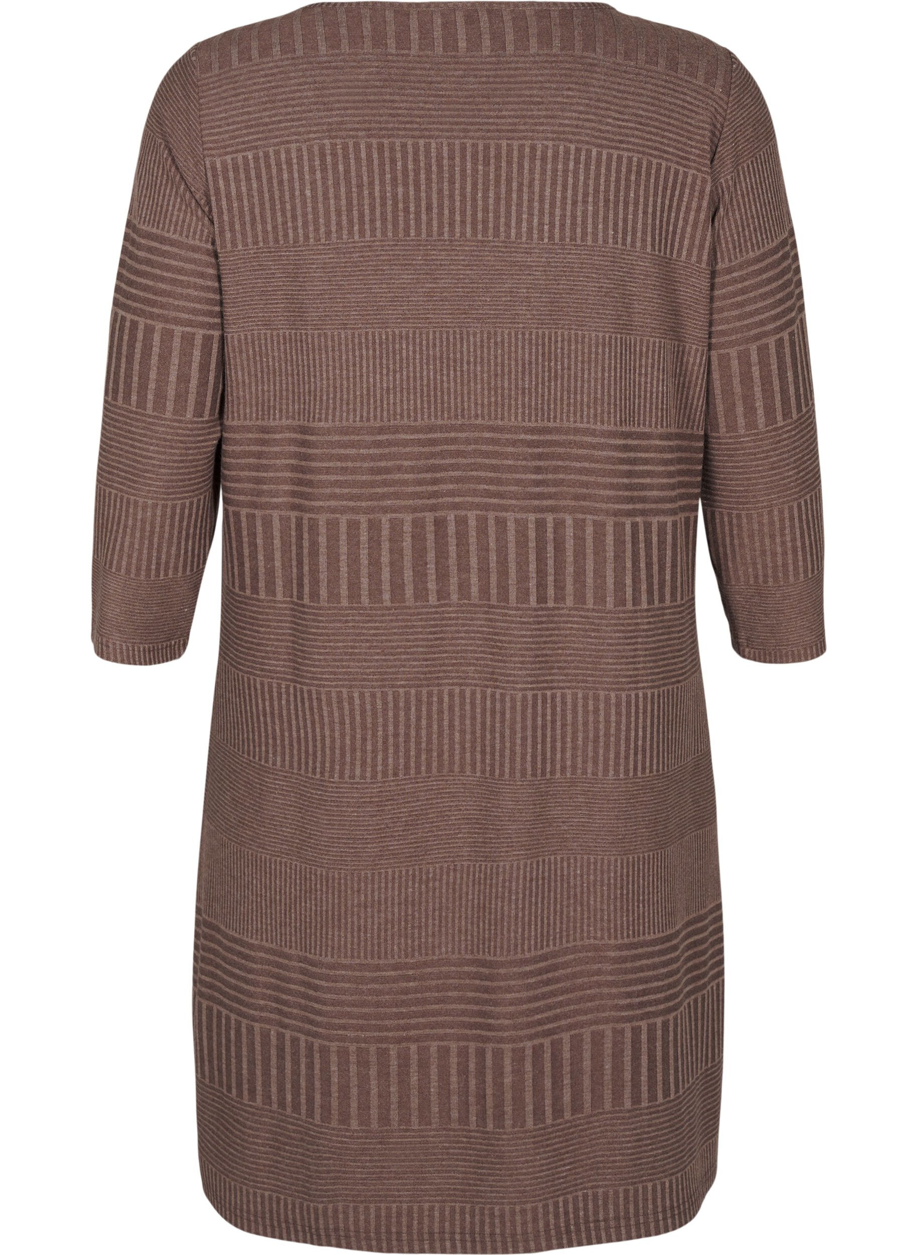 Zizzifashion Dress with 3/4 sleeves and striped pattern, Ch. Martini Mel., Packshot image number 1