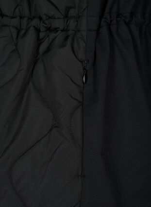 Vest with elasticated waist, Black, Packshot image number 2
