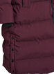 Long puffer winter coat with hood, Dark Bordeaux, Packshot image number 3