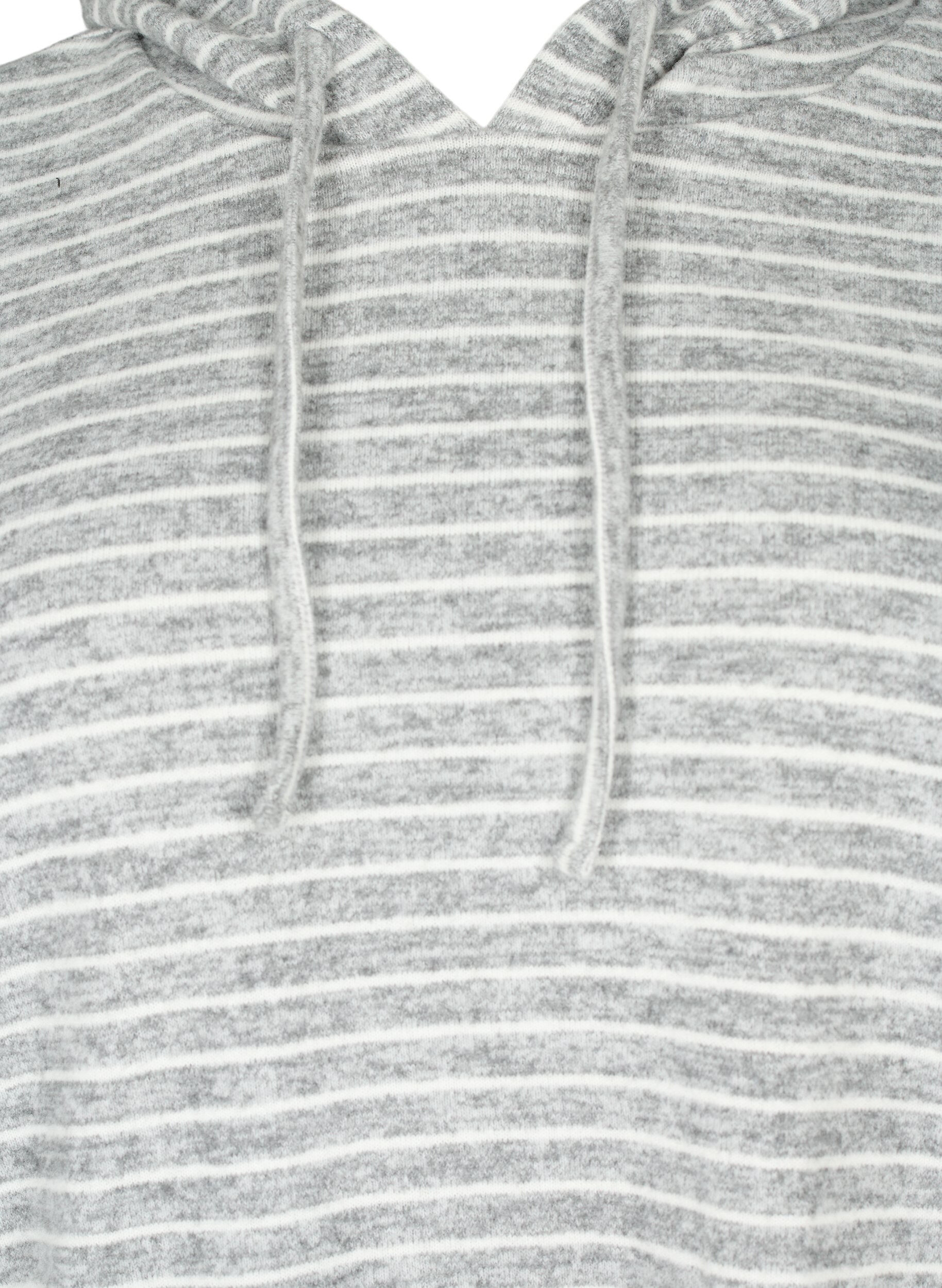 Zizzifashion Loose hoodie with stripes, DGM Stripe, Packshot image number 2