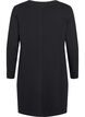Knitted dress in cotton-viscose blend, Black, Packshot image number 1