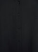 Shirt Blouse with V-Neck and 3/4 Sleeves, Black, Packshot image number 2