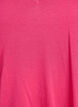 Short sleeve t-shirt with v-neckline, Pink, Packshot image number 2