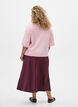 Satin midi skirt, Dark Bordeaux, Model image number 2
